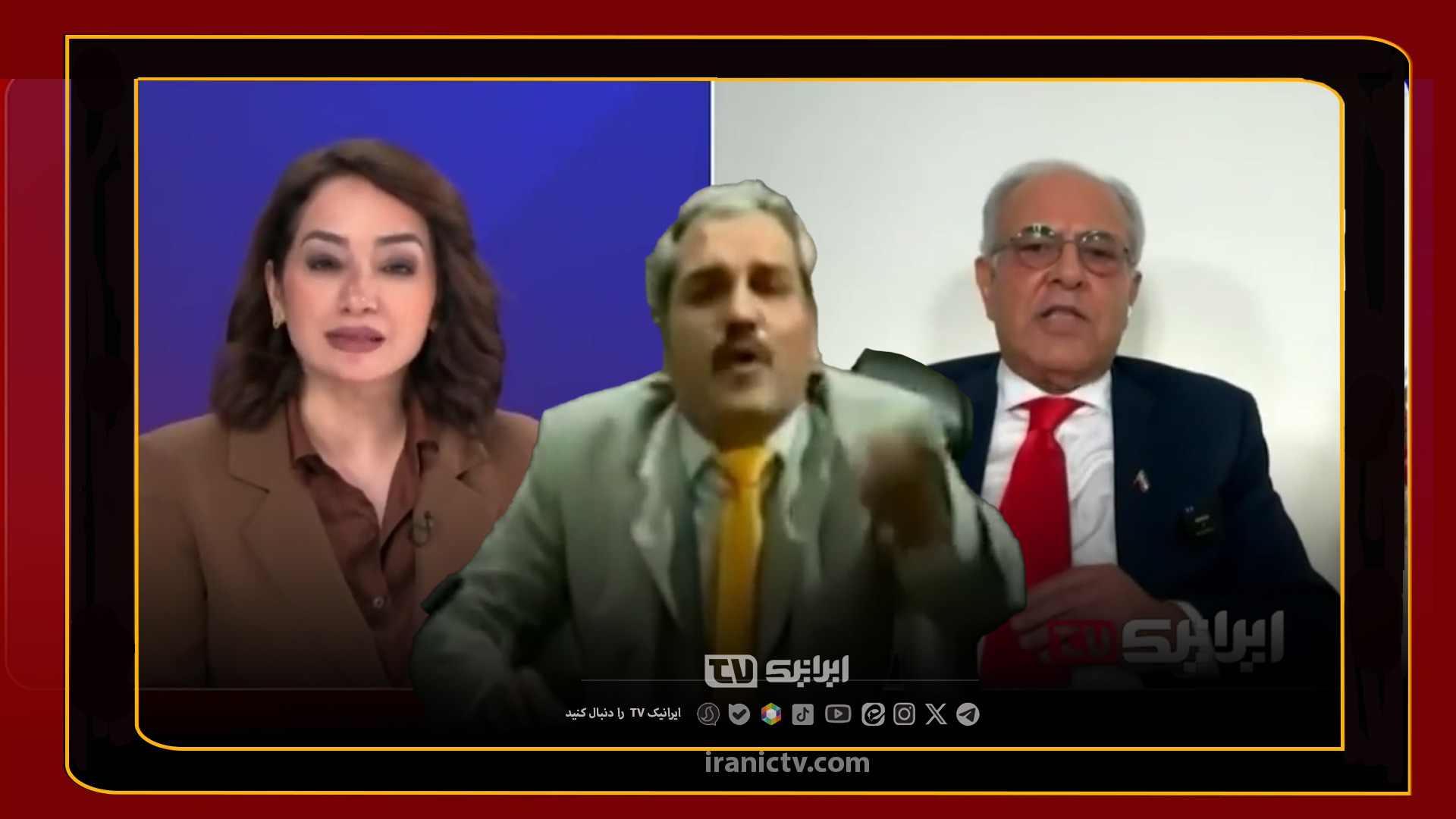   شهرام همایون در شوک پخش طنز مهران مدیری از صدای آمریکا😂