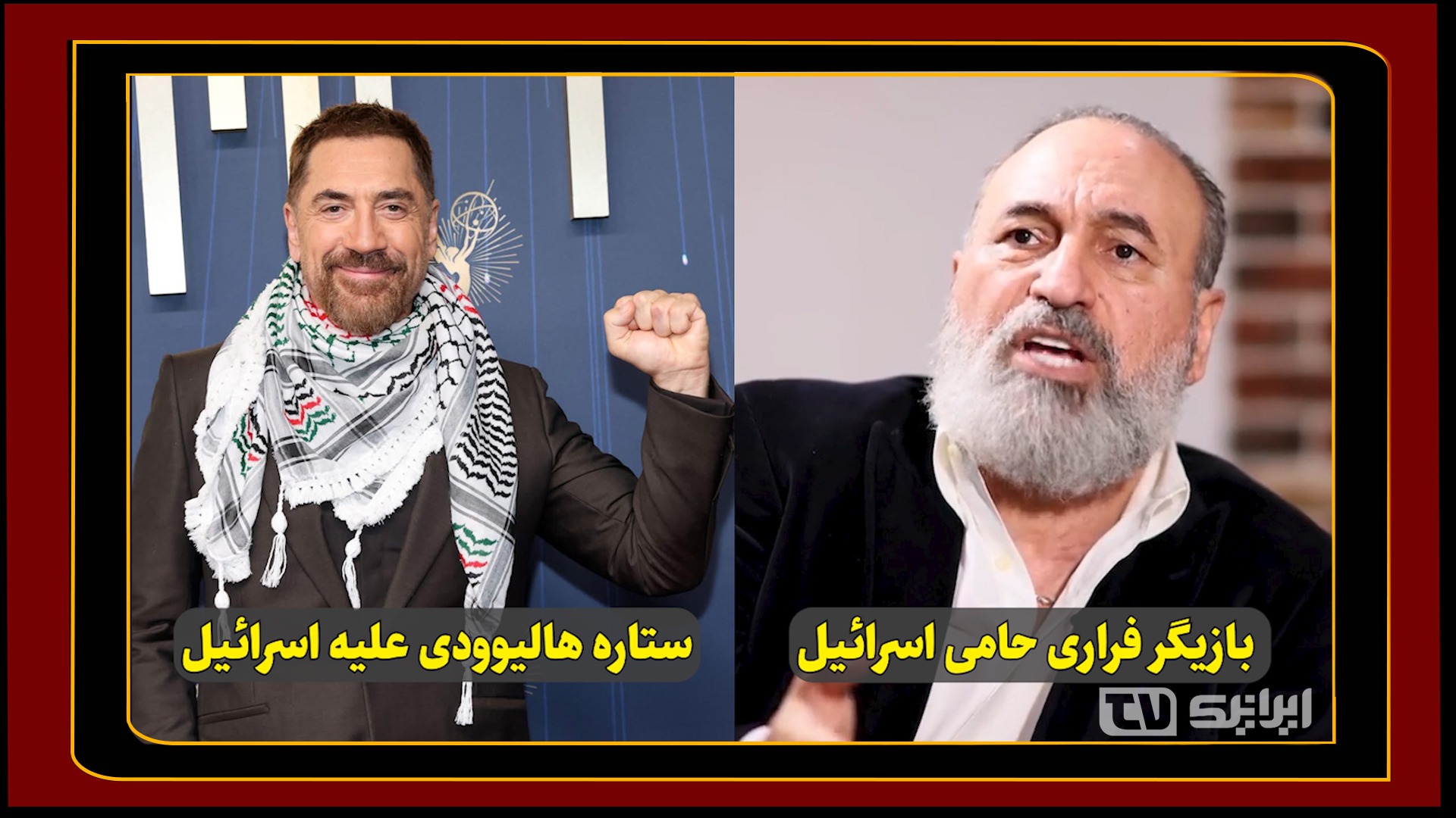 ستاره سرشناس هالیوودی علیه اسرائیل!