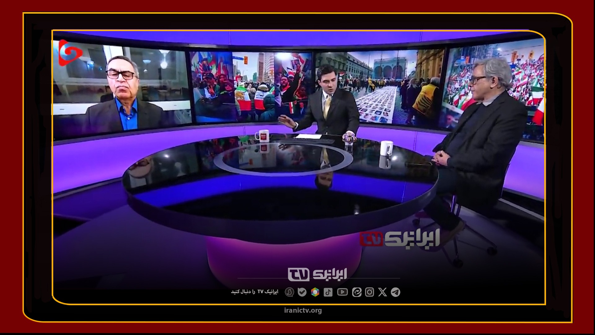 جدال و درگیری اپوزیسیون خارج‌نشین در پخش زنده بی‌بی‌سی!