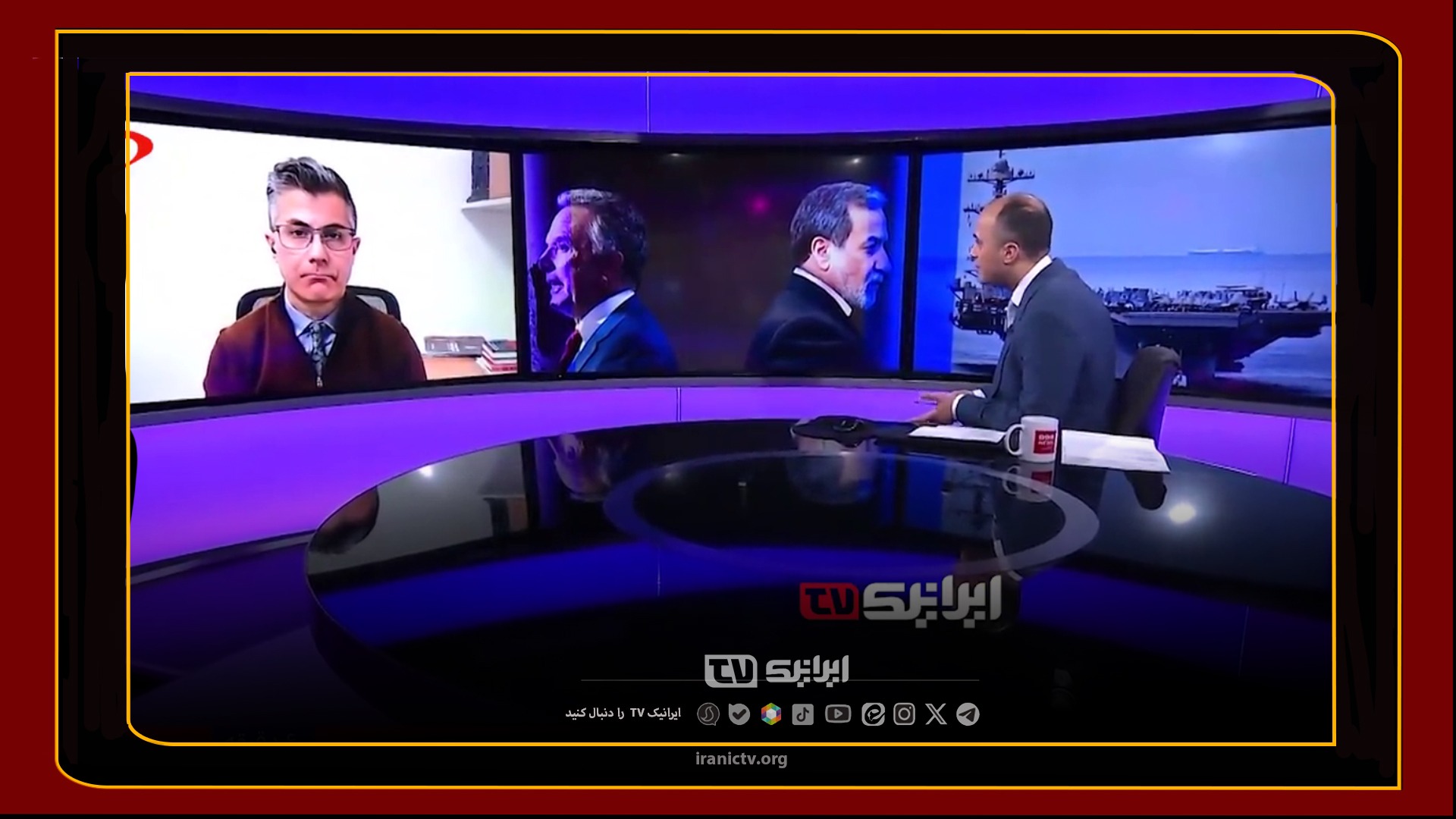  پاسخ قاطع تحلیلگر نظامی به القای مجری بی‌بی‌سی درباره ناتوانی ایران در غرق‌کردن ناوهای آمریکایی!