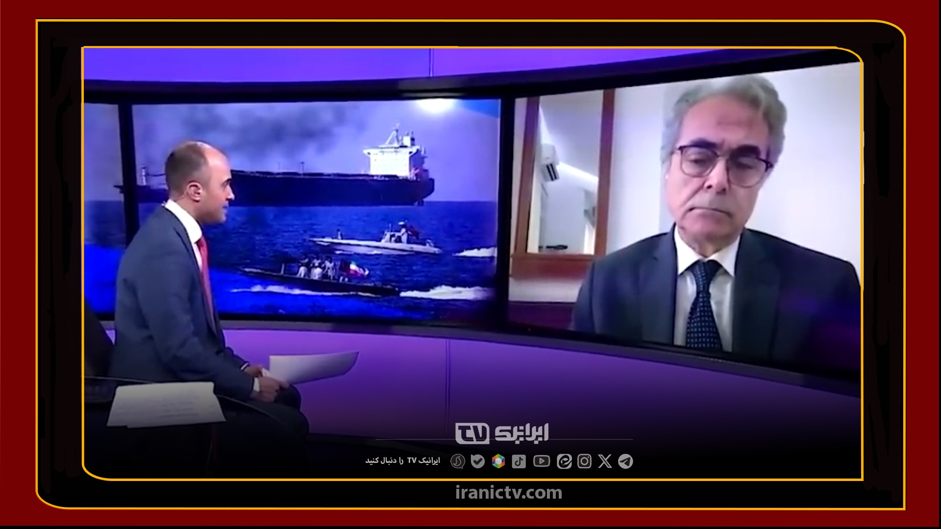 پاسخ صریح همراه با نیشخند تحلیلگر برنامه به رؤیای سرنگونی ایران در بی‌بی‌سی!